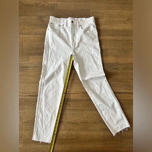 NEW Madewell The Perfect Vintage Crop Jean-Size 28-White - Picture 3 of 7